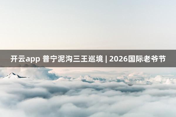开云app 普宁泥沟三王巡境 | 2026国际老爷节