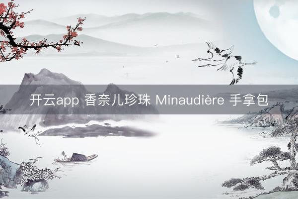 开云app 香奈儿珍珠 Minaudière 手拿包